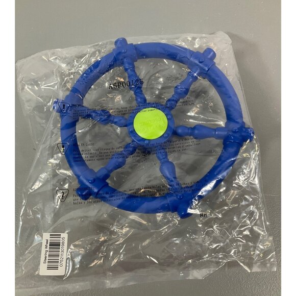 Backyard Discovery Premium Steering Wheel - Blue and Lime - NO HARDWARE - Picture 1 of 2